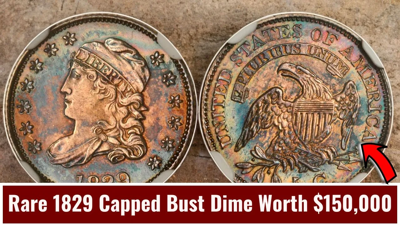 Rare 1829 Capped Bust Dime